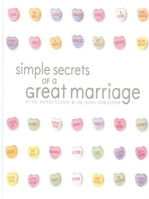 Title details for Simple Secrets of a Great Marriage by Henry Cloud - Wait list
